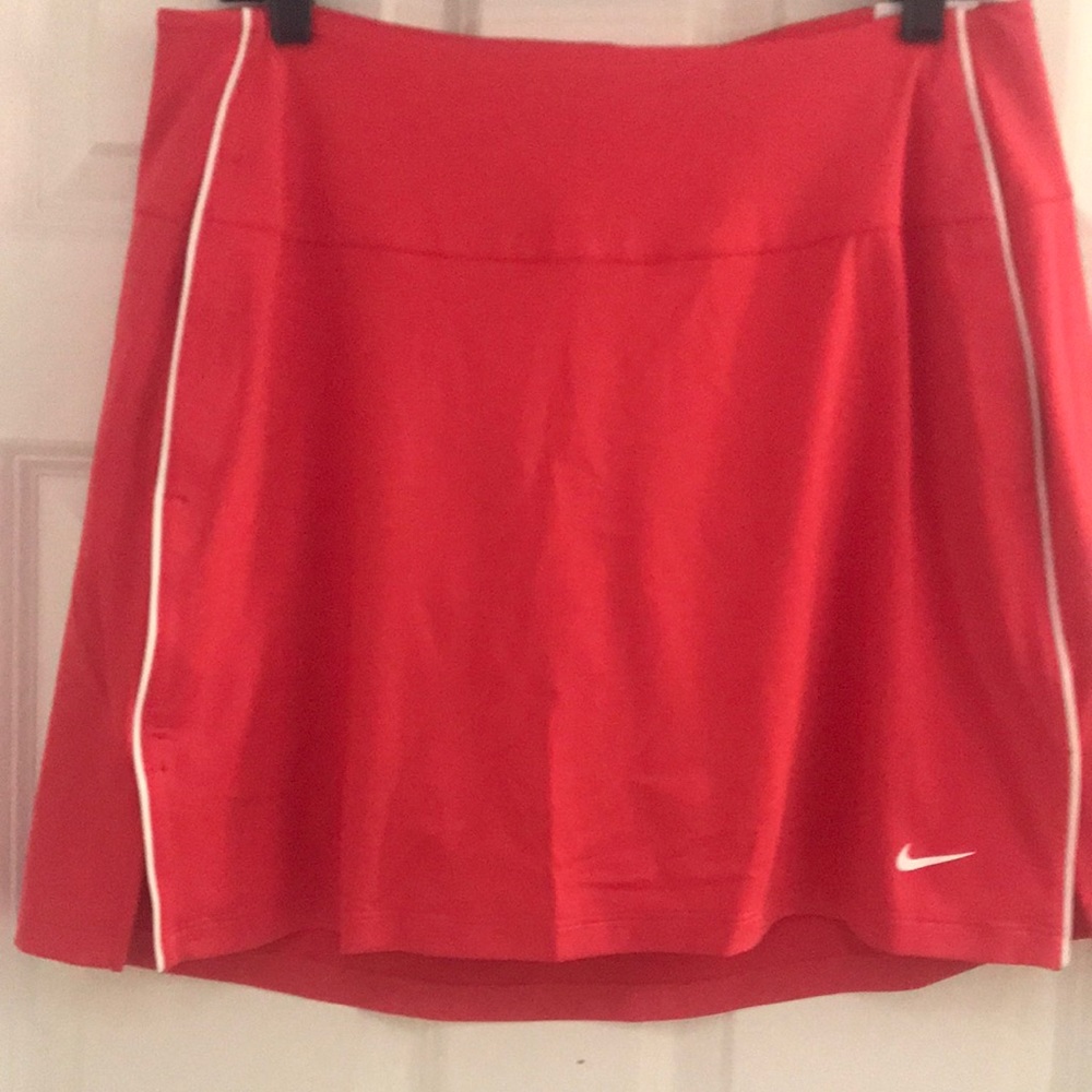 Nike Women's Red Skort with White Trim